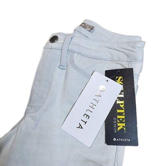 Athleta NWT Size 0 Sculptek Skinny Jean Biscayne Wash - Picture 2 of 13